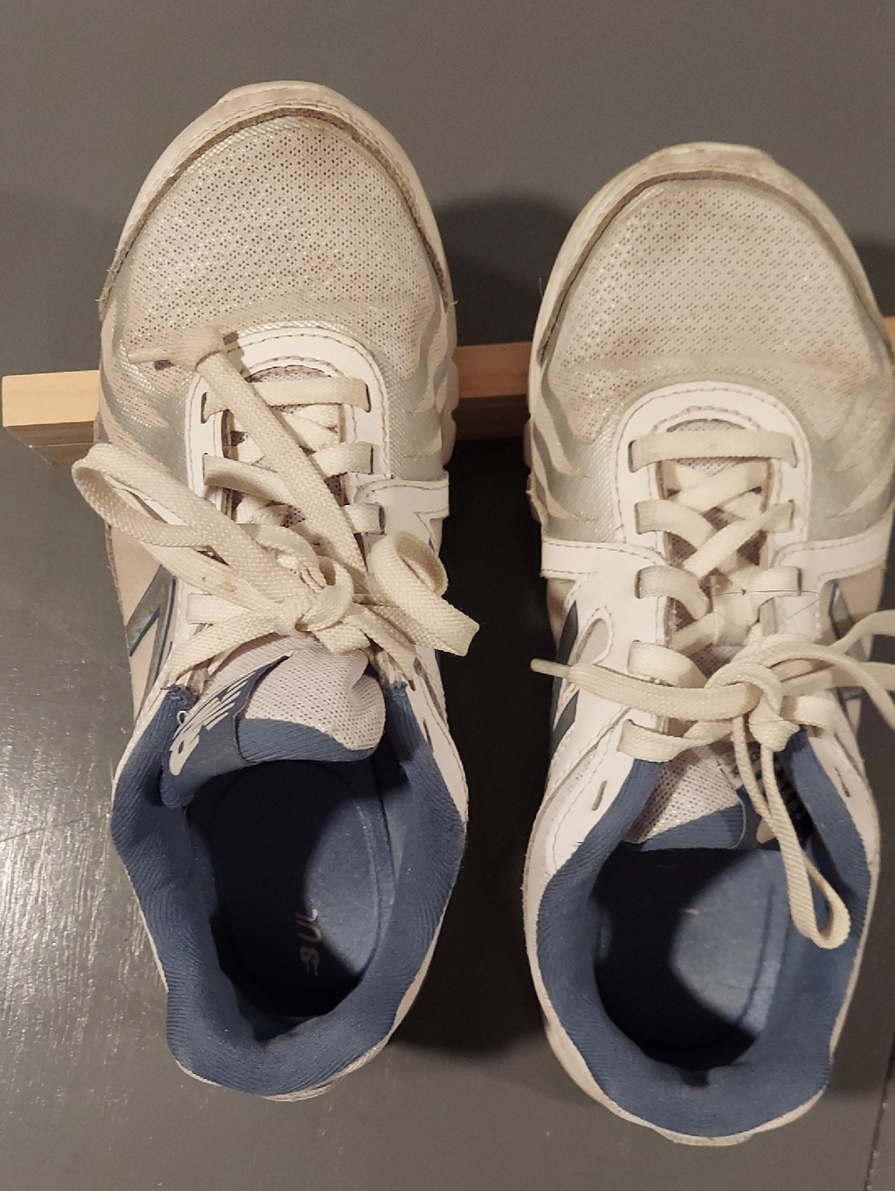 New Balance Light Blue and White Casual Sneakers